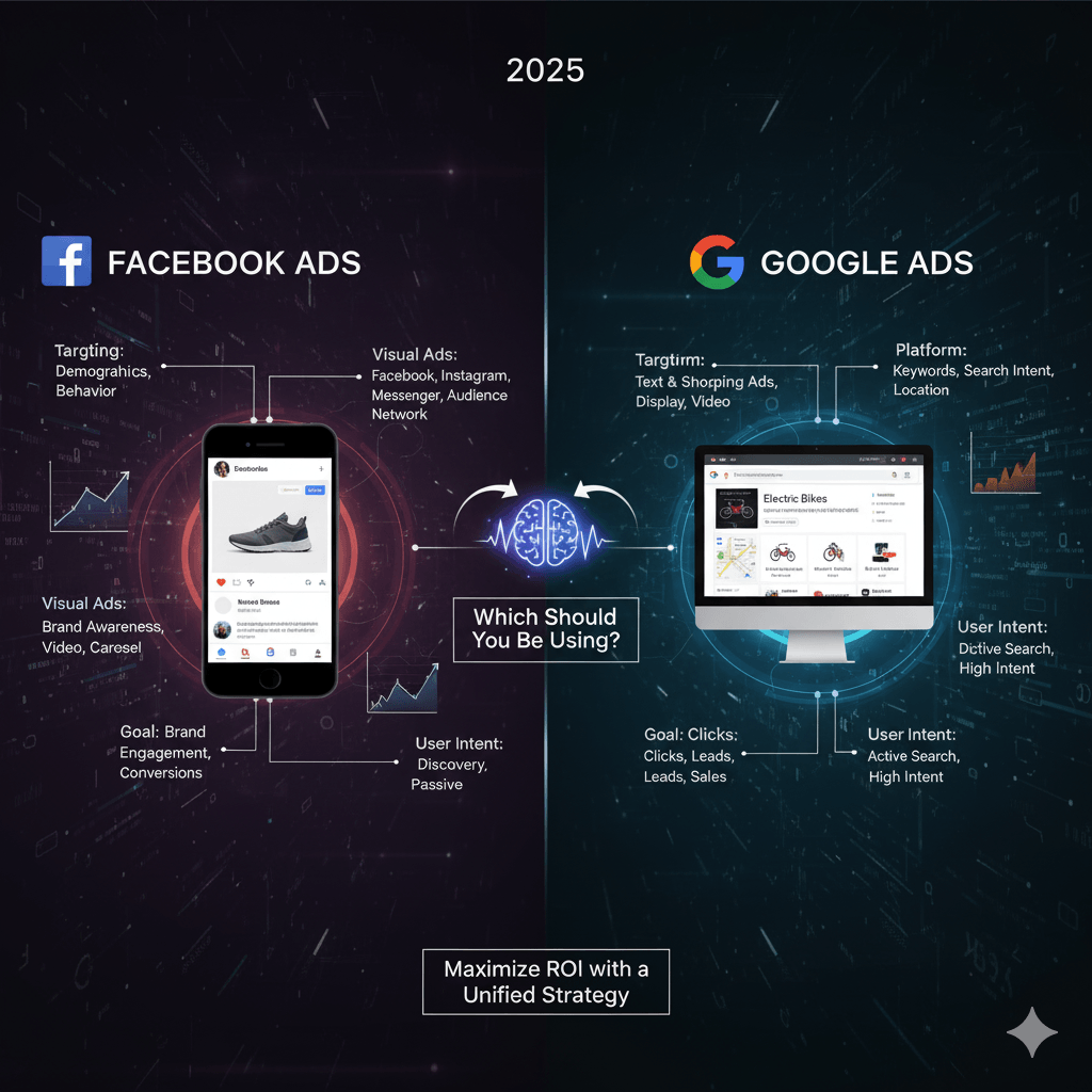 Differences between Facebook Ads and Google Ads​