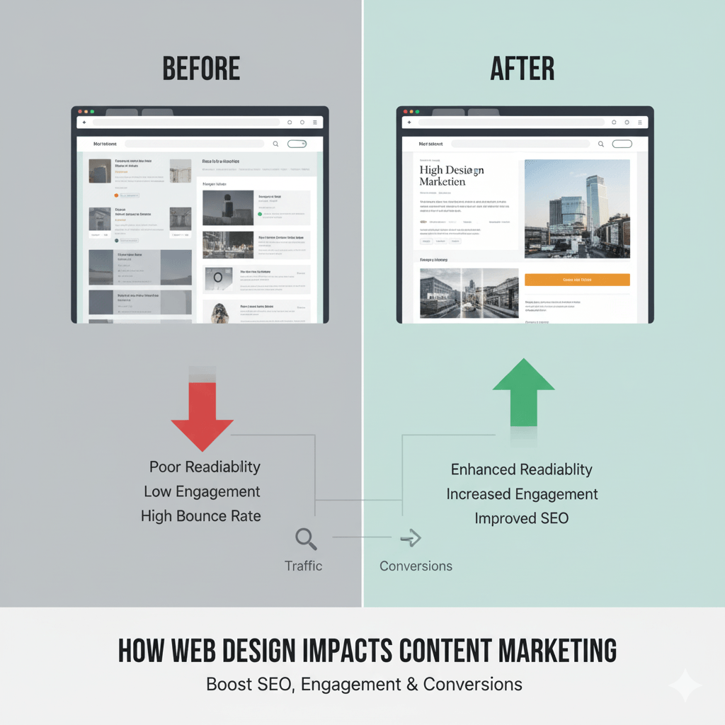 Web Design Impacts Content Marketing